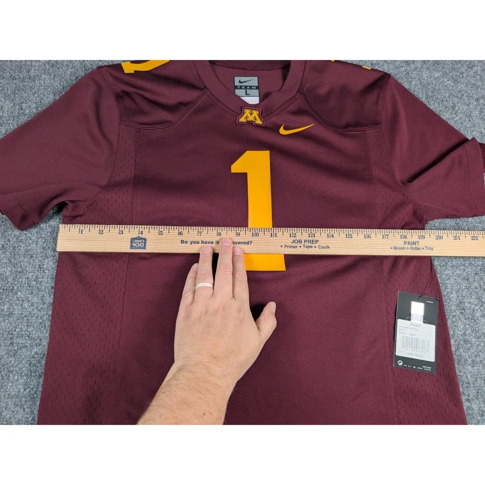 University‎ of Minnesota Nike Football Jersey Youth Large Golden Gophers NWT